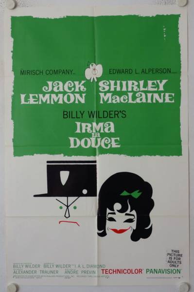 Irma la Douce original release german movie poster