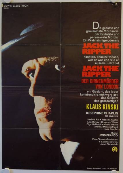 Jack the Ripper original release german movie poster