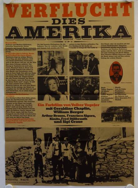 Verflucht dies Amerika originales deutsches Filmplakat