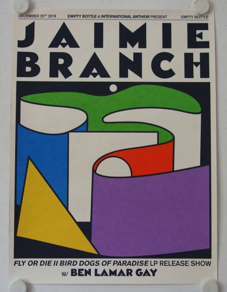 Jaime Branch Concert Poster original release concert poster