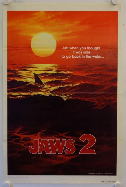 Jaws 2 original release US onesheet movie poster