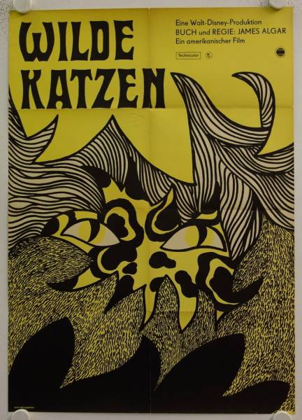Wilde Katzen originales DDR Filmplakat