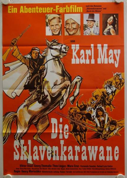 Karl May - Die Sklavenkarawane originales deutsches Filmplakat