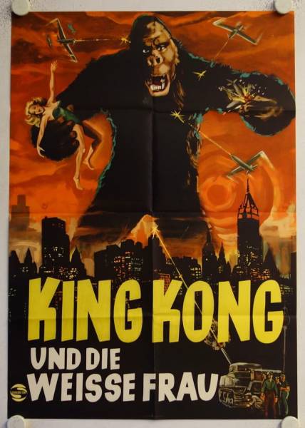 King Kong re-release german movie poster