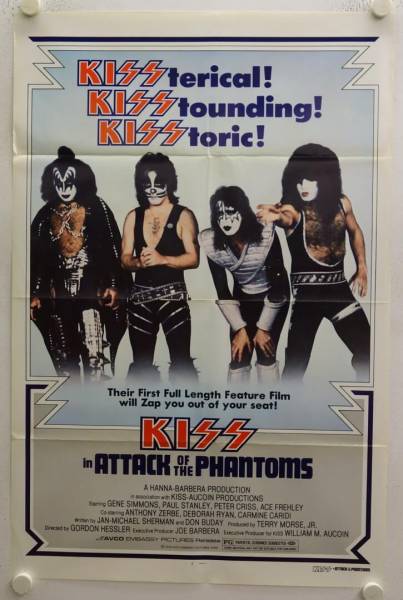 Kiss - Attack of the Phantoms original release US Onesheet movie poster