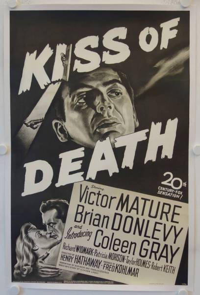 Kiss of Death original release US Onesheet movie poster