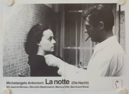 Die Nacht originales deutsches Filmplakat (R80s)