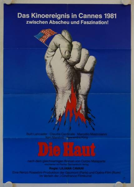 Die Haut originales deutsches Filmplakat