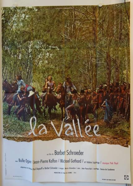 La Vallee - The Valley obscured by Clouds original release large french movie poster