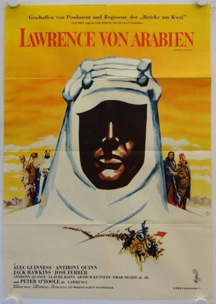 Lawrence von Arabien originales deutsches Filmplakat