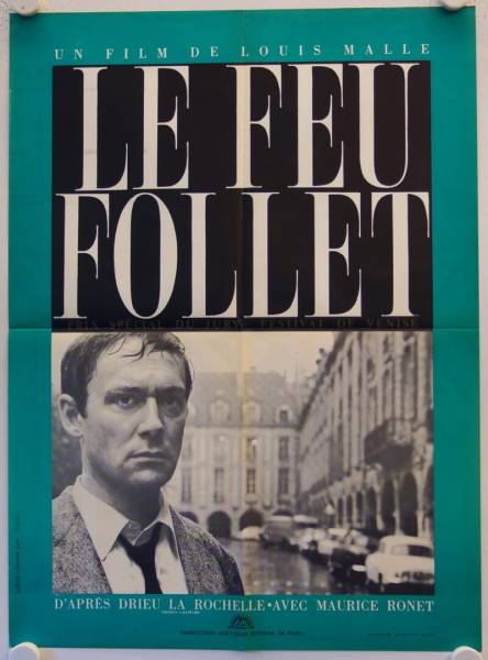 Le Feu Follet original release french movie poster