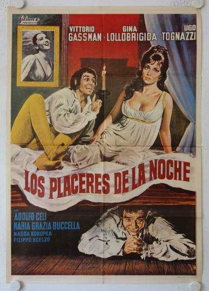 Le piacevoli notti - Pleasant Nights original release spanish movie poster