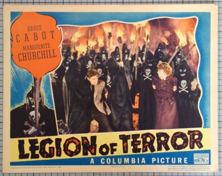 Legion of Terror original release US Lobby Card