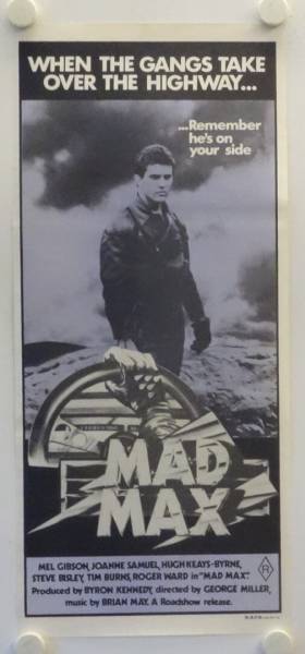 Mad Max original release Australian daybill movie poster