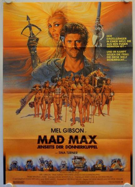 Mad Max - Jenseits der Donnerkuppel originales deutsches Filmplakat