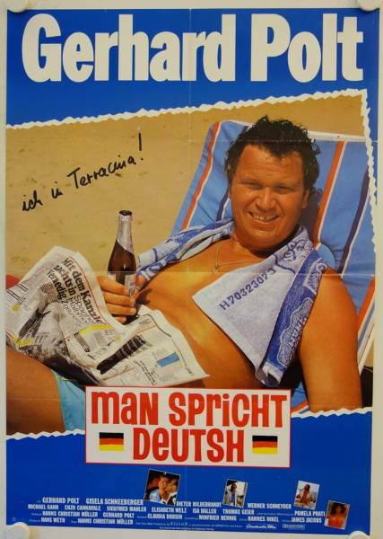 Man spricht Deutsh original release german movie poster