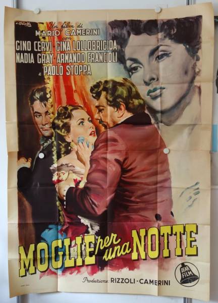 Moglie per una notte - Wife for a Night original release large italian movie poster
