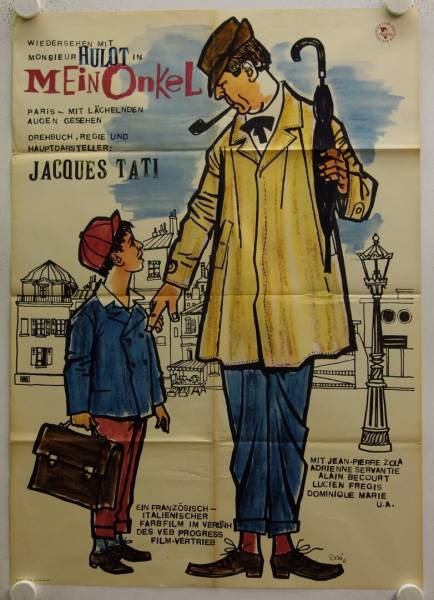 Mein Onkel originales DDR Filmplakat