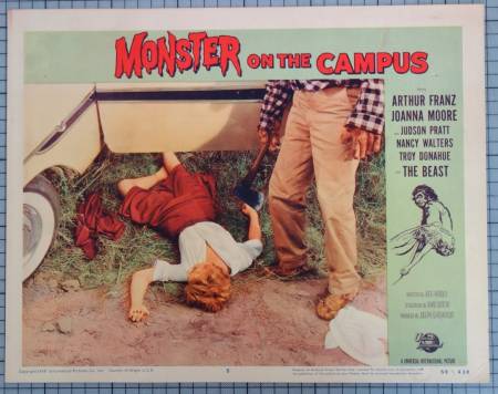 Monster on the Campus original release US Lobby Card