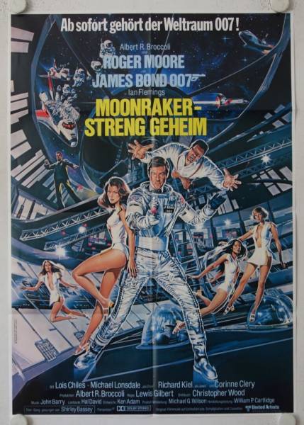 Moonraker original release german movie poster