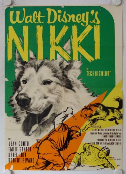 Nikki, Wild Dog of the North original release german movie poster