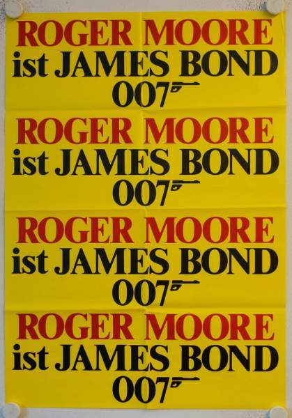 James Bond 007 - Octopussy originales deutsches Filmplakat