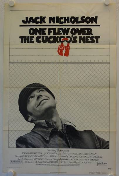 One flew over the Cuckoos Nest original release US Onesheet movie poster