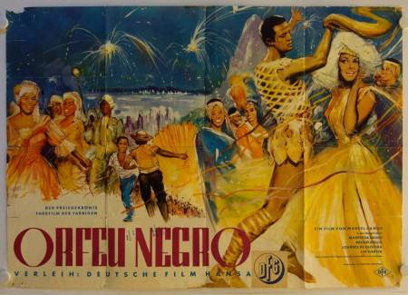 Orfeu Negro originales deutsches A0-Filmplakat
