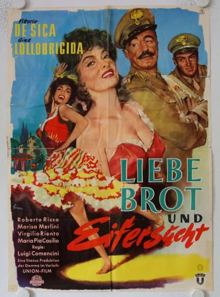 Pane, amore e gelosia - Frisky original release german movie poster