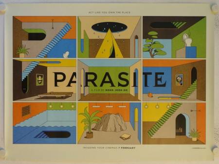 Parasite original release British Quad movie poster