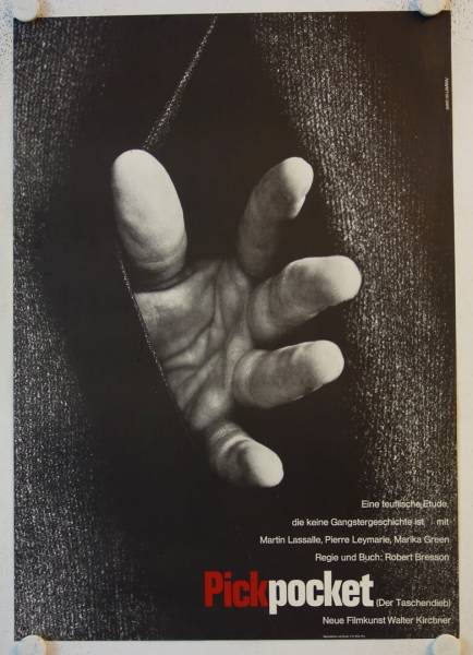 Pickpocket original release german movie poster