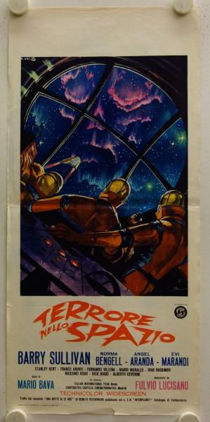 Planet of the Vampires original release italian locandina movie poster
