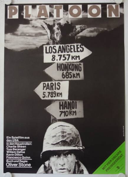 Platoon originales DDR Filmplakat