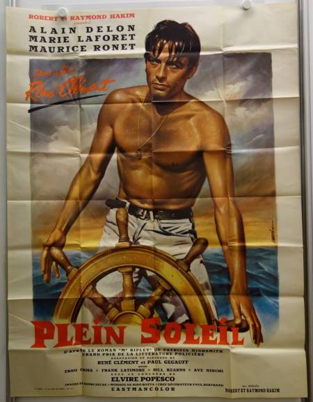 Nur die Sonne war Zeuge originales Filmplakat aus Frankreich