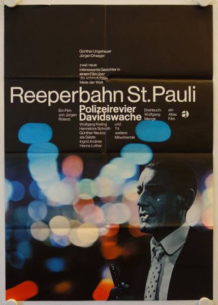 Polizeirevier Davidswache St. Pauli original release german movie poster