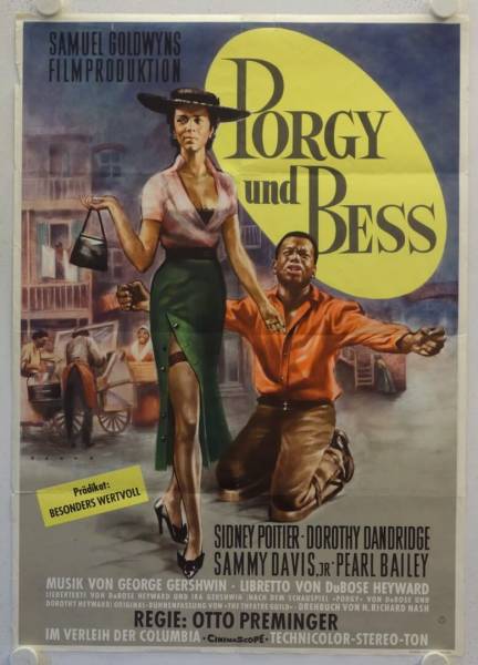 Porgy and Bess original release german movie poster
