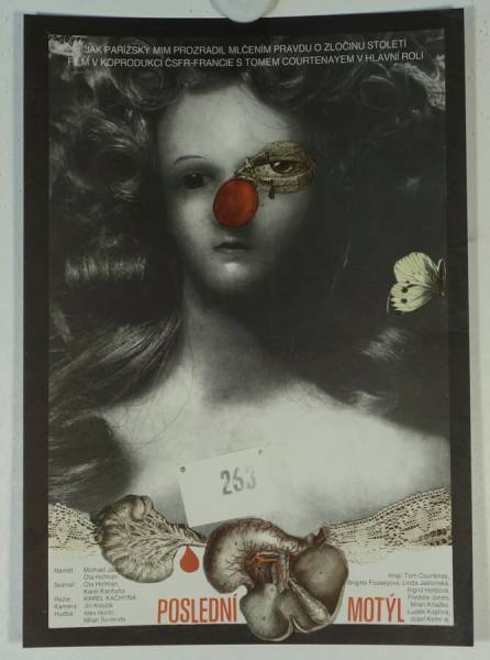 Der letzte Schmetterling originales Filmplakat aus Tschechien