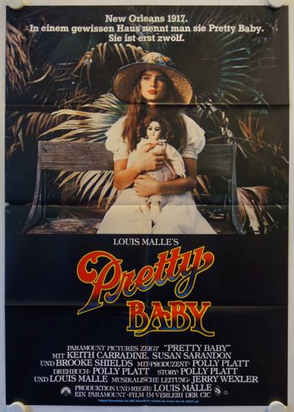 Pretty Baby original release German movie poster