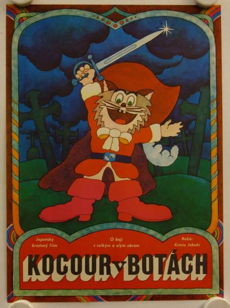 Perix der Kater und die 3 Mausketiere originales Filmplakat aus Tschechien