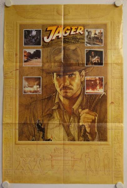 Jäger des verlorenen Schatzes originales US Promo Plakat