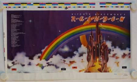 Ritchie Blackmore's Rainbow  printer's proof for the original german LP cover