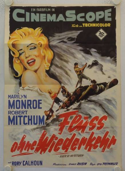 Fluss ohne Wiederkehr originales deutsches Filmplakat