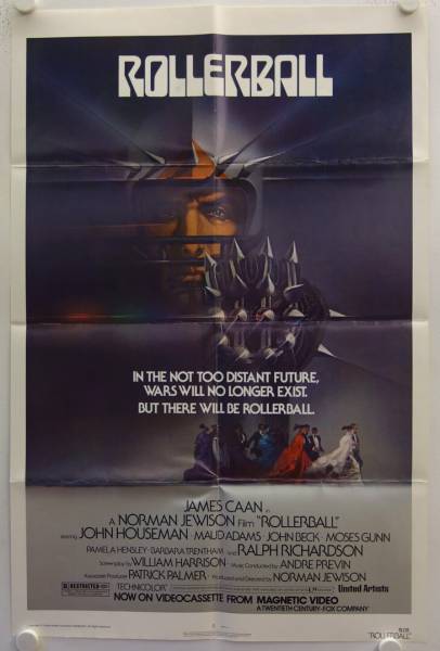 Rollerball originales US Filmplakat