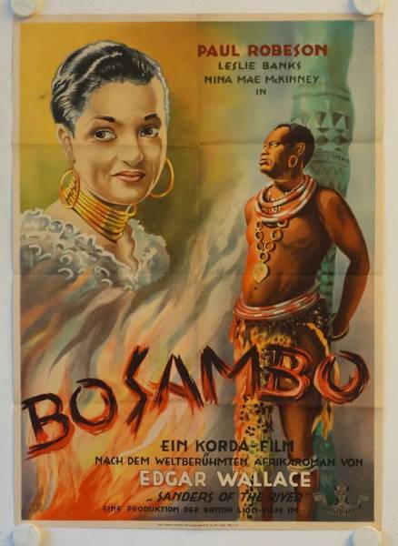 Bosambo originales deutsches Filmplakat
