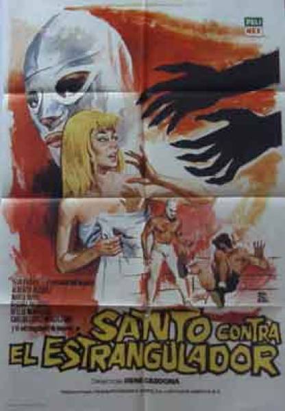 Santo contra el estrangulador original argentine movie poster