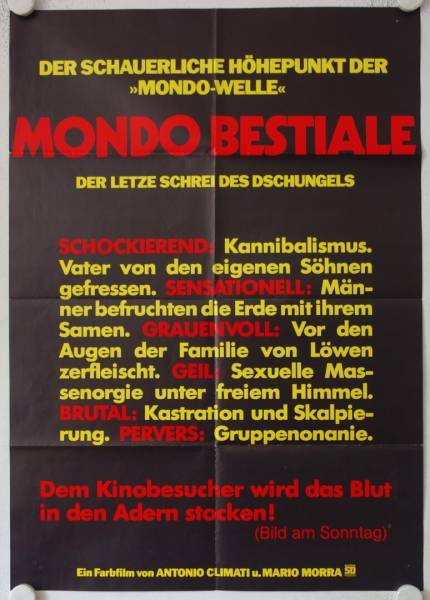 Savana violenta - This Violent World original release german movie poster