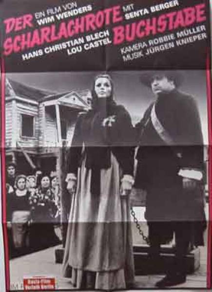 Der scharlachrote Buchstabe originales deutsches Filmplakat