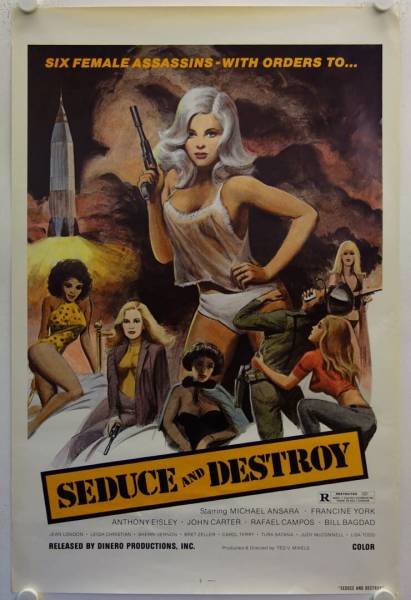 Seduce and Destroy originales US Onesheet Filmplakat