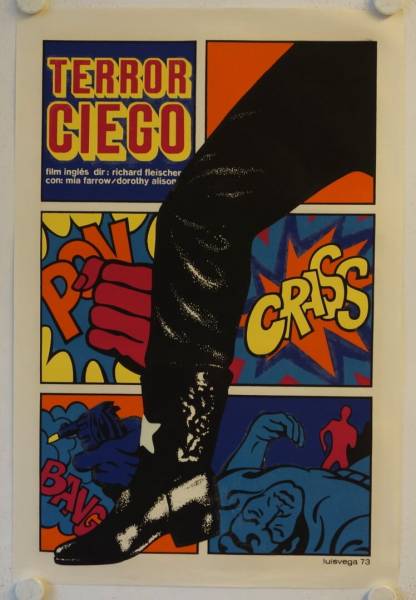 See no Evil (Blind Terror) original release cuban movie poster
