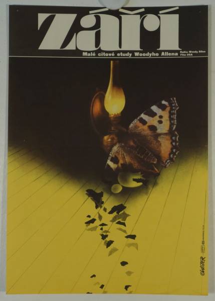 September originales Filmplakat aus Tschechien